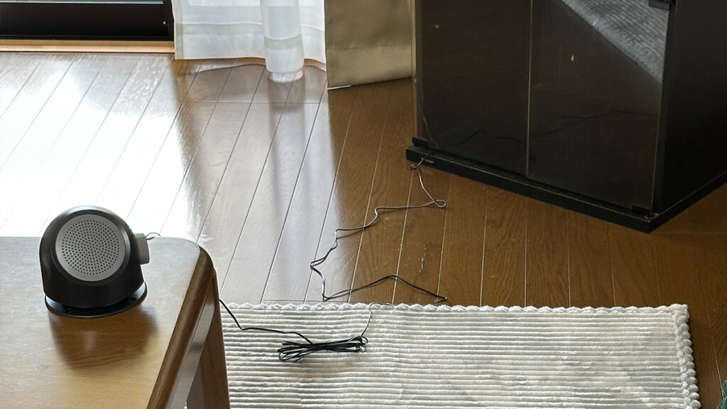 手元で聞こえるテレピスピーカー